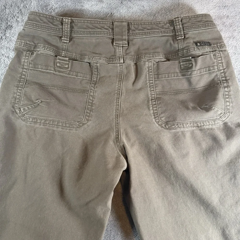 GH Bass Co Brown Canvas Hard Service Pants Men's 38x34 Outdoors Utility Workwear